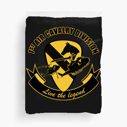 Discover 1st Air Cavalry Division Air Cav - Live The Legend Duvet Covers