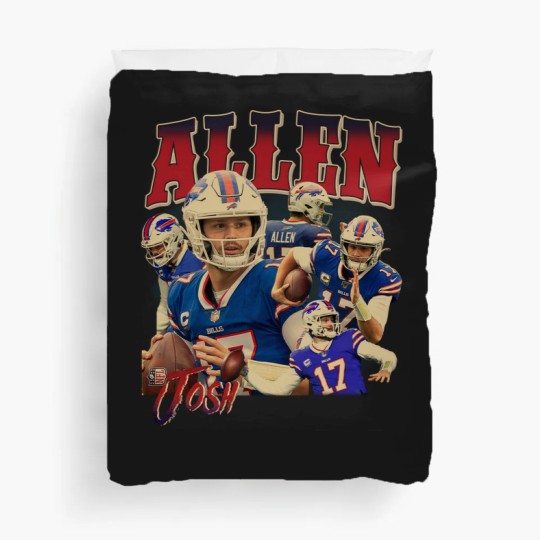 Discover Josh Allen Duvet Covers, American Football MVP Player