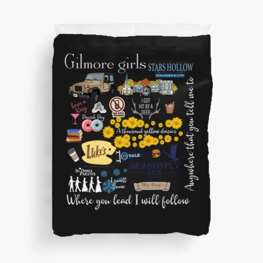 Discover Gilmore Girls Collection Duvet Covers, Gilmore Girls Stars Hollow Duvet Covers