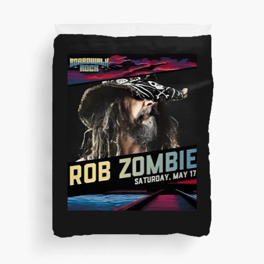 Discover Rob Zombie Boardwalk Rock At Ocean City MD On May 17-18-2025 Duvet Covers