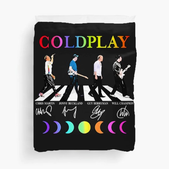 Discover Coldplay Band Duvet Covers Round