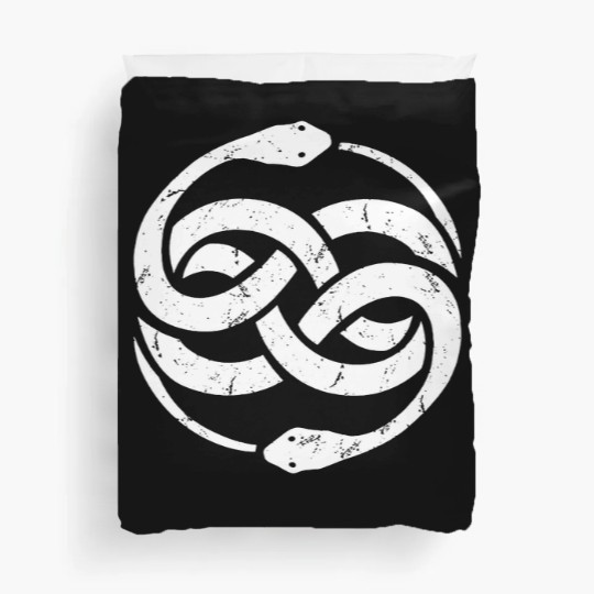 Discover The NeverEnding Story Snake Symbol - The Neverending Story - Duvet Covers