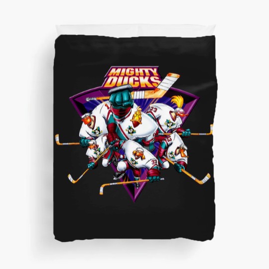 Discover Vintage Mighty Ducks Flashs Duvet Covers