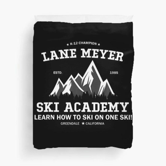 Discover Lane Meyer K-12 Vintage For Snowboarding Lover Duvet Covers
