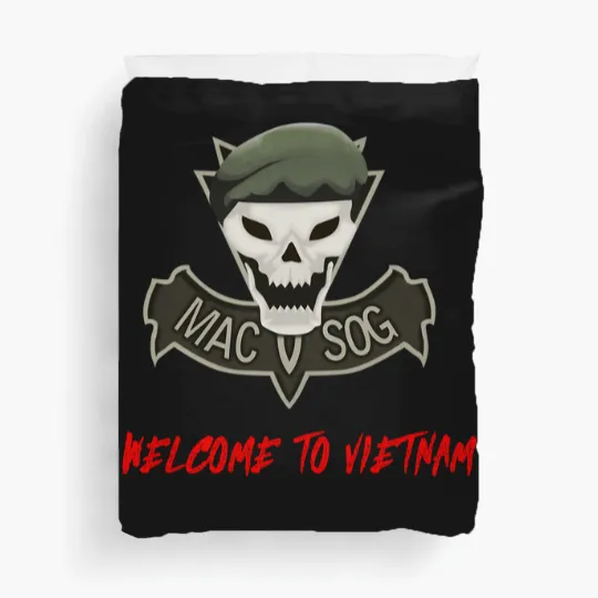 Discover macv sog welcome to vietnam Duvet Covers