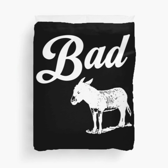 Discover Bad Donkey Duvet Covers, Donkey Duvet Covers, Funny Donkey Duvet Covers, Sarcastic Duvet Covers, Donkey Lover Duvet Covers