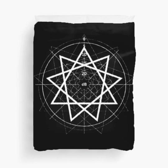 Discover Nine Point Star Nonagram Slipknots Duvet Covers