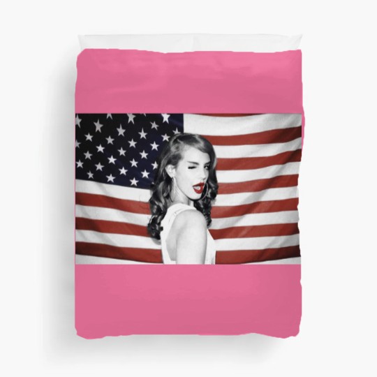 Discover Lana Del Rey American Flag Hipster Dope Mens Duvet Covers