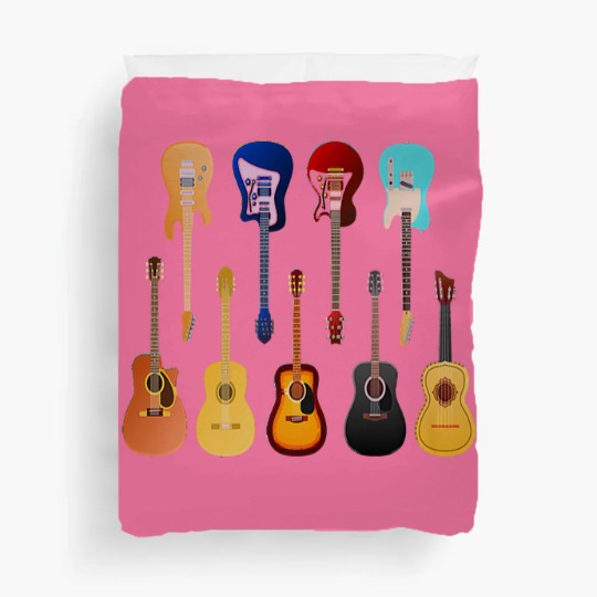 Discover Guitar T- Duvet Covers Many guitars T- Duvet Covers Duvet Covers