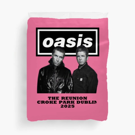 Discover Oasis Croke Park Dublin 2025 The Reunion graphic Duvet Covers