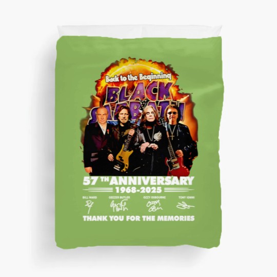 Discover Black Sabbath Band back to the beginning 2025 Duvet Covers