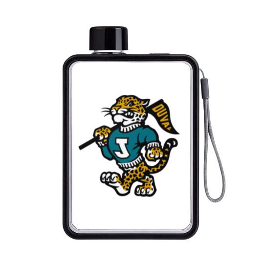 Discover Vintage Jags Mascot Flat Water Bottles