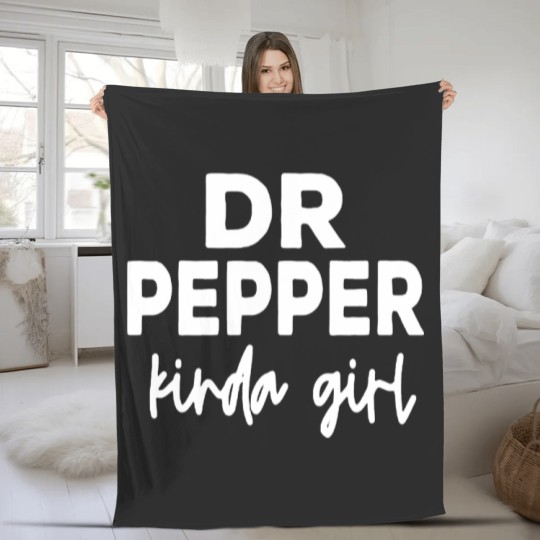 Discover Dr Pepper Kinda Girl | Dr Pepper Fleece Blankets