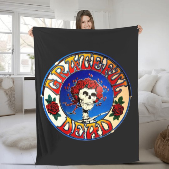 Discover The Dead Skull and The Grateful Beautiful. Fleece Blankets
