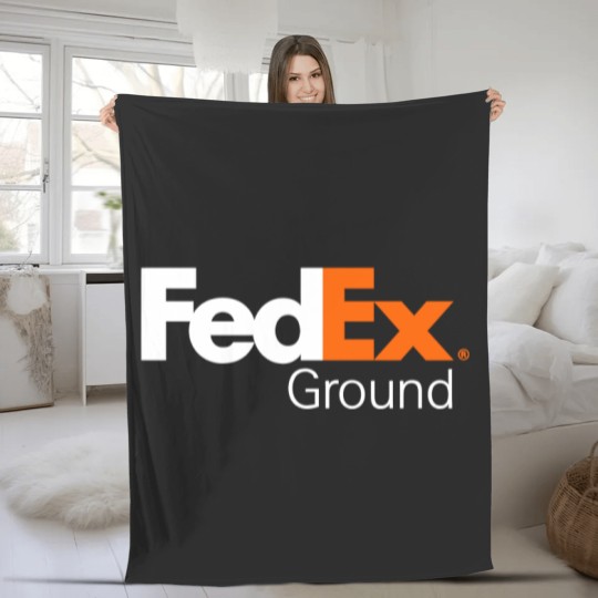 Discover FedEx Ground Fleece Blankets