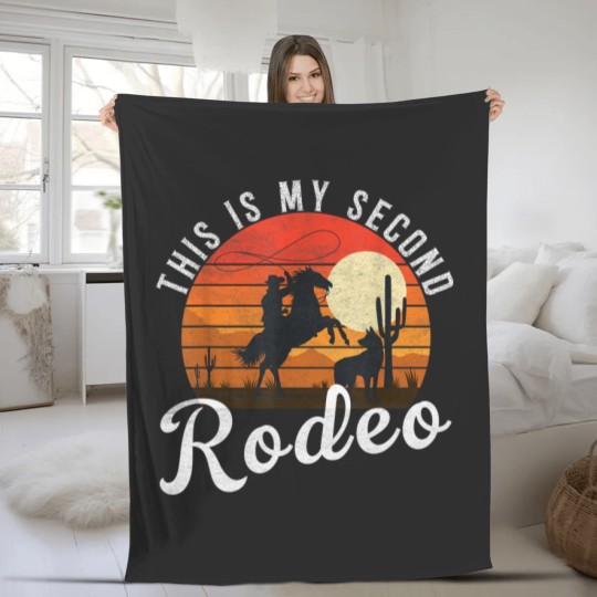 Discover This is my second rodeo Fleece Blankets