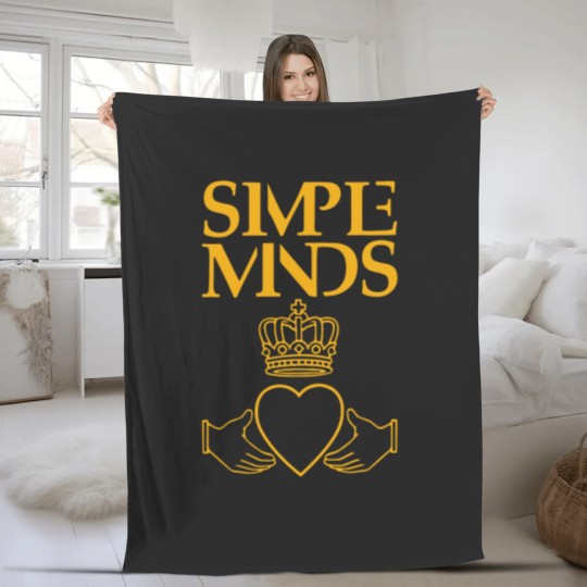 Discover Simple Minds Logo Fleece Blankets