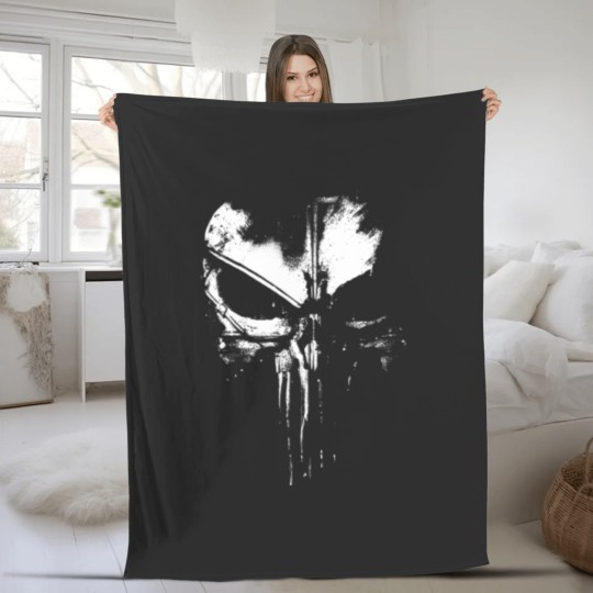 Discover The Punisher Graphic Fleece Blankets