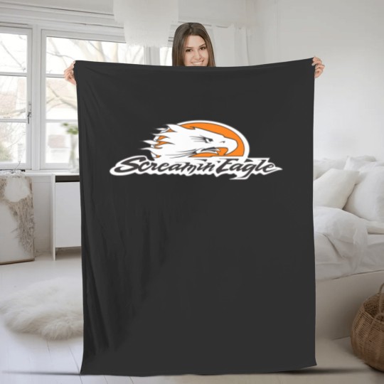 Discover Screamin Eagle Heart Fleece Blankets