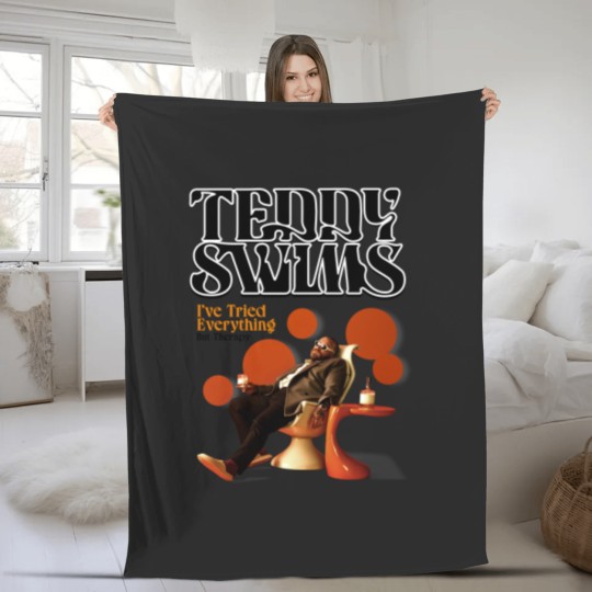 Discover I've Tried Everything But Therapy Teddy Swims Fleece Blankets