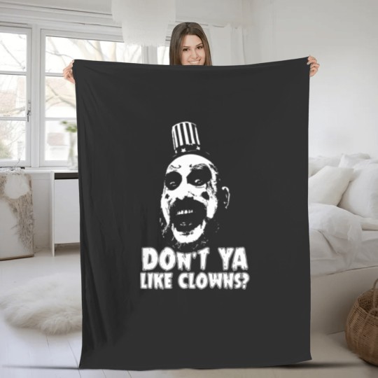 Discover Don’t ya like clowns? Fleece Blankets