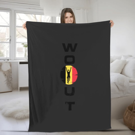 Discover wout van aert Fleece Blankets