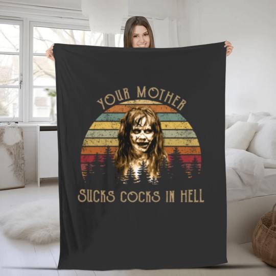 Discover Your Mother Sucks Cocks in Hell Fleece Blankets