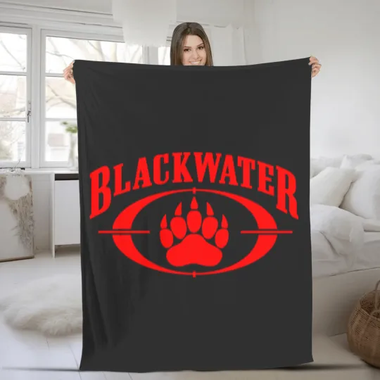 Discover Blackwater Classic Logo Fleece Blankets