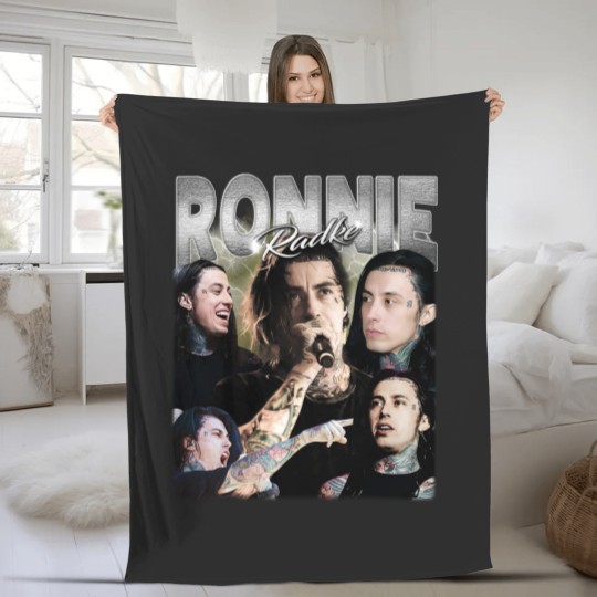 Discover RONNIE RADKE - Metal Fleece Blankets, Ronnie Radke Fleece Blankets