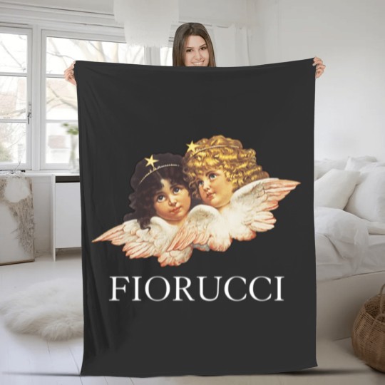 Discover Vintage angels Fiorucci Fleece Blankets