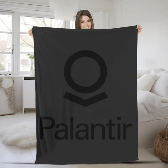 Discover Palantir company Fleece Blankets
