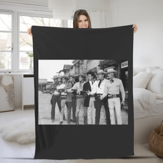 Discover 1950s western tv shows Classic Fleece Blankets