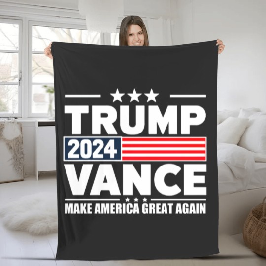 Discover Trump Vance 2024 Merchandise - Trump Vance - Fleece Blankets