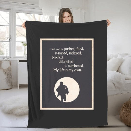 Discover TV Quote - The Prisoner Fleece Blankets