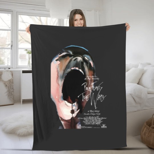 Discover The Pink Wall Poster Fleece Blankets