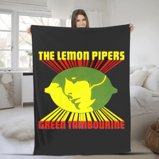 Discover Green Tambourine Fleece Blankets