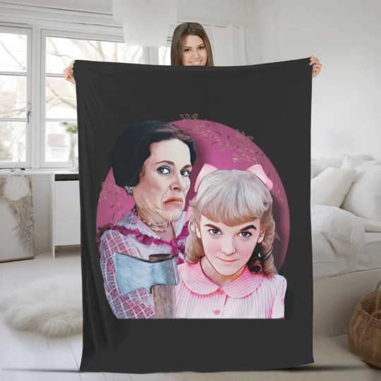 Discover Harriet And Nellie Oleson Fleece Blankets