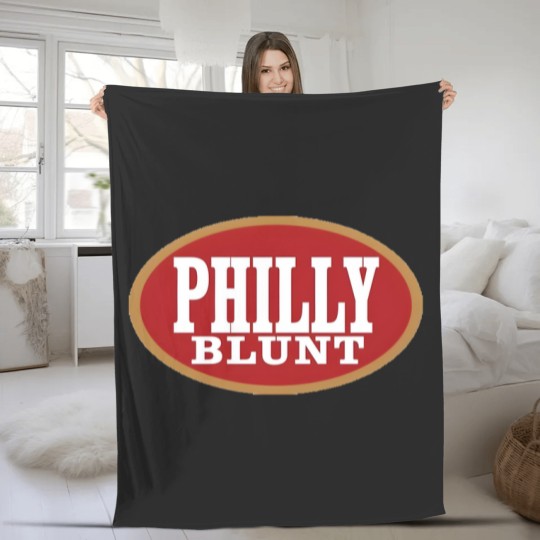 Discover Philly Blunt Fleece Blankets