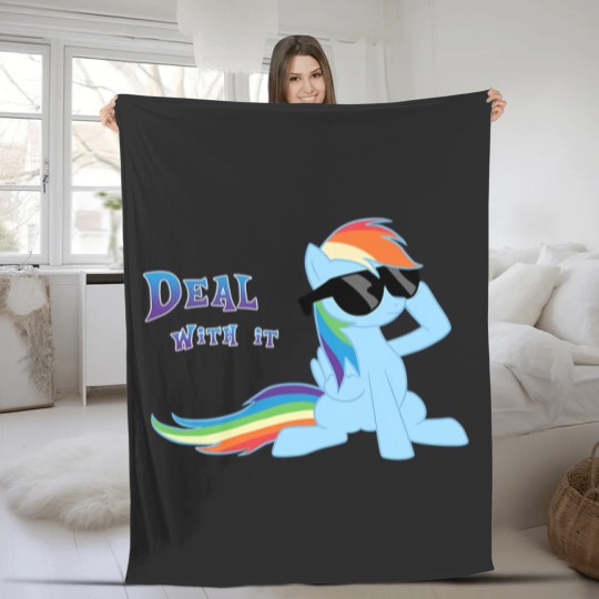 Discover My Little Pony MLP Fleece Blankets - Rainbow Dash Deal