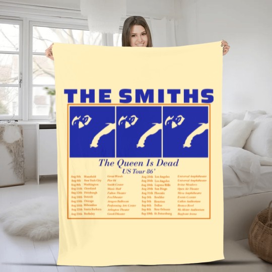 Discover The Smiths Retro Fleece Blankets 80s Smiths Fleece Blankets