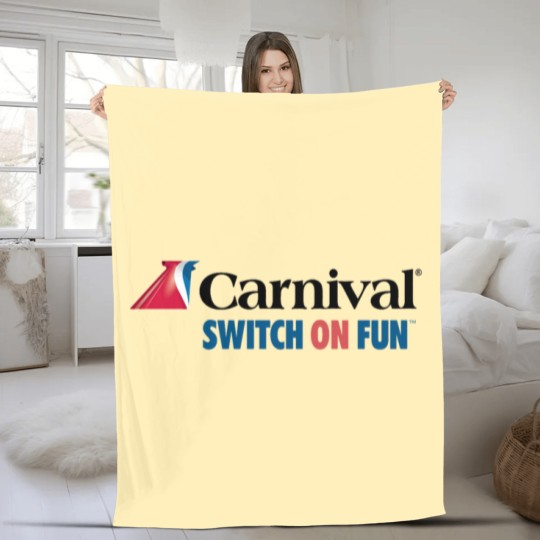 Discover Carnival cruise (2) Fleece Blankets
