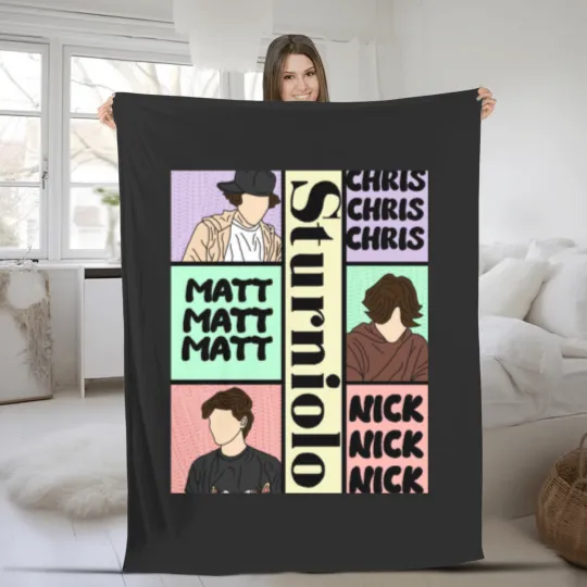 Discover Sturniolo Triplets Fleece Blankets