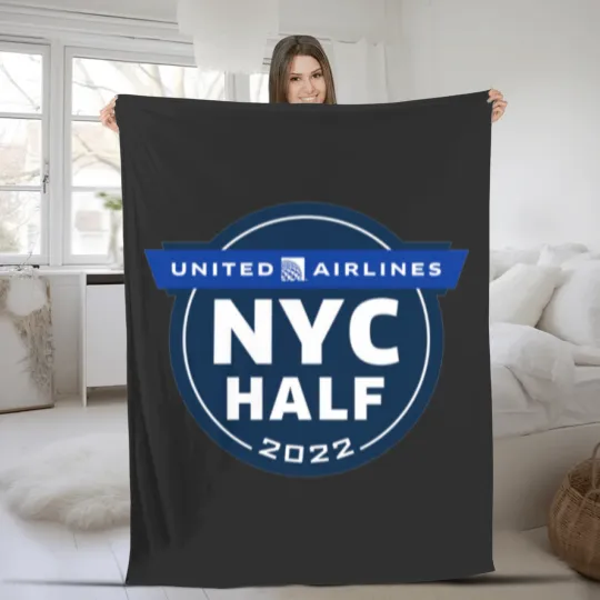 Discover New York Half Marathon Fleece Blankets