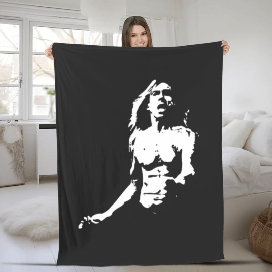 Discover Iggy Pop Fleece Blankets