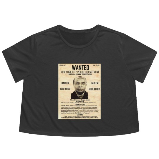 Discover BUMPY JOHNSON (WANTED POSTER) Flowy Cropped Tees