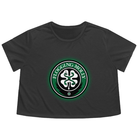 Discover Molly Celtic punk band - Flogging Molly Band - Flowy Cropped Tees
