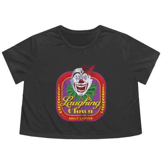 Discover Laughing Clown Malt Liquor Flowy Cropped Tees
