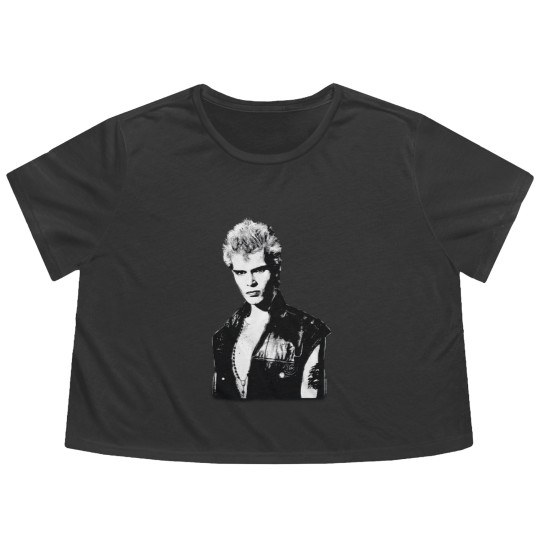 Discover Billy Idol Flowy Cropped Tees