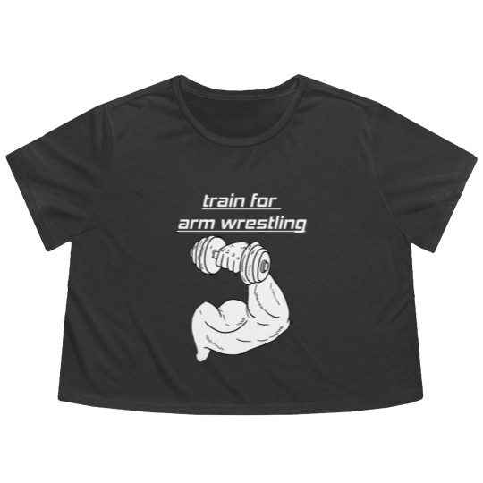 Discover train for arm wrestling Flowy Cropped Tees Flowy Cropped Tees