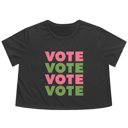 Discover Vote Vote Vote 2020 Sorority Paraphernalia Aka Flowy Cropped Tees